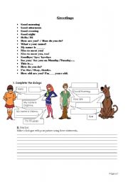 English worksheet: General