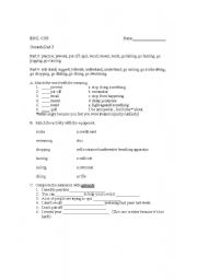 English worksheet: Gerunds and Infinitives Part 3