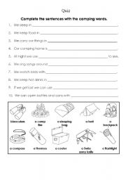 English worksheet: Quiz