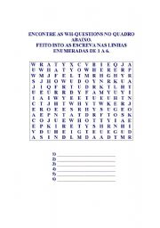 English Worksheet: Wh-questions