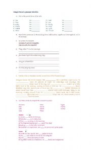 English Worksheet: Present Simple Grammar Activities