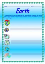 English Worksheet: Earth