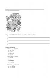 English worksheet: Test for Beginners