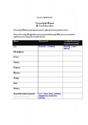 English worksheet: Carnival of the Animals