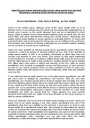 English Worksheet: A Crossword Puzzle for Secondary Students