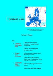 English worksheet: European Union