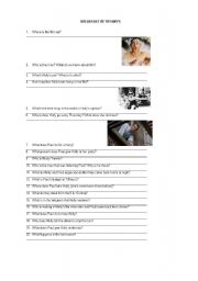 English Worksheet: Breakfast at Tiffanys