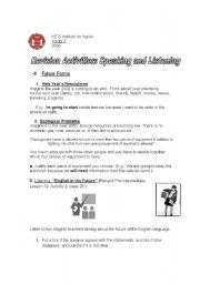 English Worksheet: Future Forms- Conditionals
