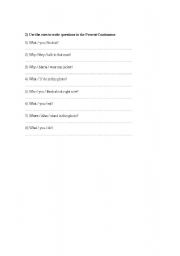 English Worksheet: test
