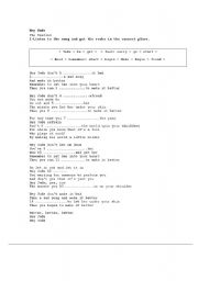 English Worksheet: Song: Hey Jude 