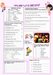English Worksheet: Grammar practices- To Be - Pronouns - Articles ...