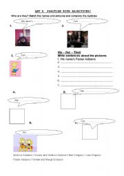 English Worksheet: famous people