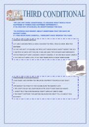 English Worksheet: 3rd CONDITIONAL