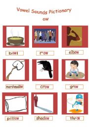 English Worksheet: sound pictionary