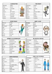 English Worksheet: VERB TO BE: PERSONAL INFORMATION (SPEAKING CARDS) 3