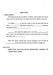 English Worksheet: cloze passage