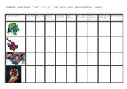 English worksheet: superheroes 2