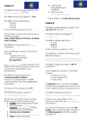 The Commonwealth and the British Empire - tandem worksheet