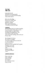 English worksheet: Miley Cyrus - The climb