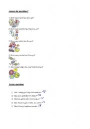 English worksheet: How many/ have got