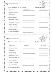 English worksheet: Adition