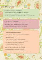 English Worksheet: Using DO to avoid repetition
