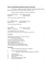 English Worksheet: conditionals