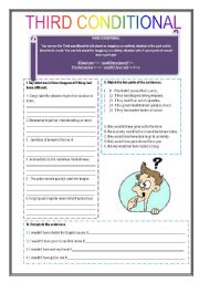 English Worksheet: THIRD CONDITIONAL