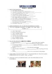 English Worksheet: Friends - tv series - Season 1 - Episode 1