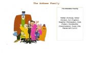 English worksheet: Families: The Addams Family