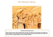 English worksheet: The Family: The Weasley Family