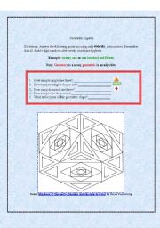 English worksheet: Geometric Shapes