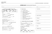 English Worksheet: Listening 