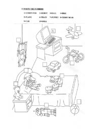 English Worksheet: TOYS