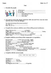 English Worksheet: Test