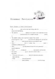 English worksheet: Past simple vs. Past continuous