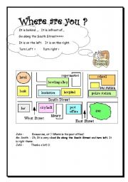 English Worksheet: Directions