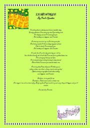 English worksheet: Lemon tree 