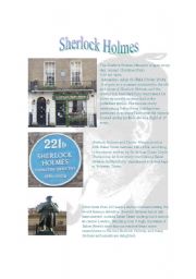 English Worksheet: Sherlock holmes