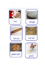 English worksheet: Cheese Biscuit method cards