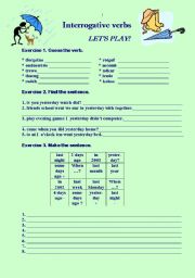 English worksheet: Summer Camp activity in a rainy day