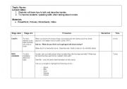 English worksheet: Lesson Plan - Movies