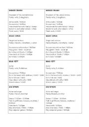 English Worksheet: ROUTINES-PRESENT SIMPLE 3RD PERSON SINGULAR