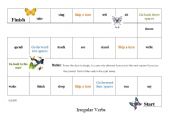 English Worksheet: Irregular Verbs Board Game 3/3