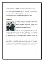 English Worksheet: Superstar Michael Jackson Page3