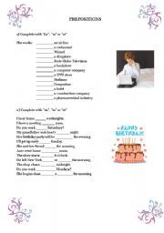 English worksheet: Preposition