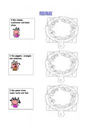 English Worksheet: Pizza Palace