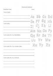 English worksheet: Punishment Worksheet