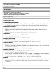 English Worksheet: listening lesson plan