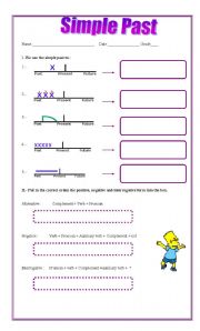 English worksheet: past simple